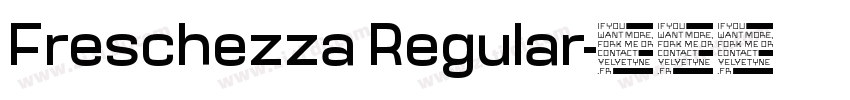 Freschezza Regular字体转换